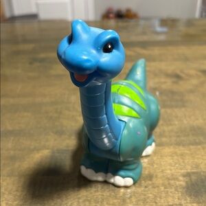 Fisher Price Little People Blue Dinosaur